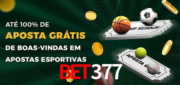 BET377 Ate 100% de Aposta Gratis